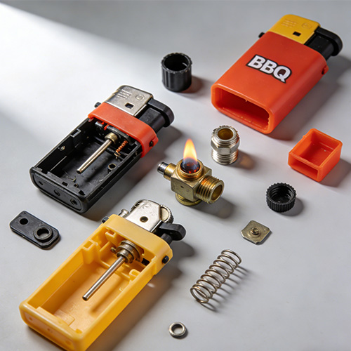바베큐 플라스틱 라이터 예비 부품 성형