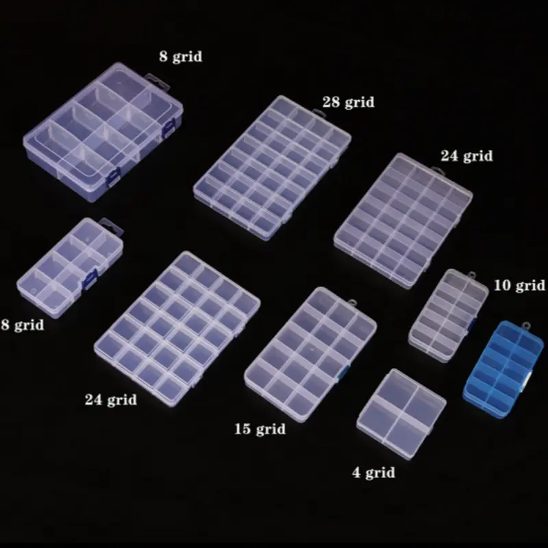 분할된 부품 박스 성형