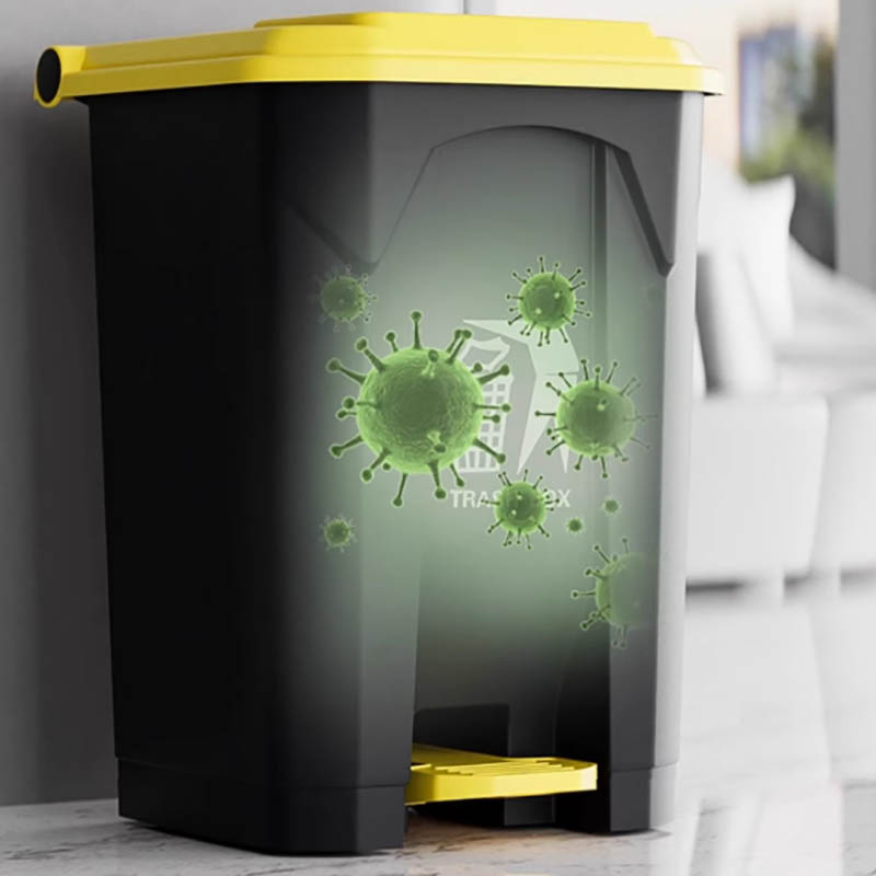 Classified trash cans molding