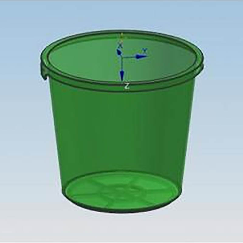 Classified trash cans molding