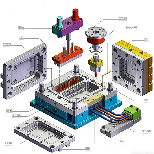 사출-플라스틱-전기-박스-성형