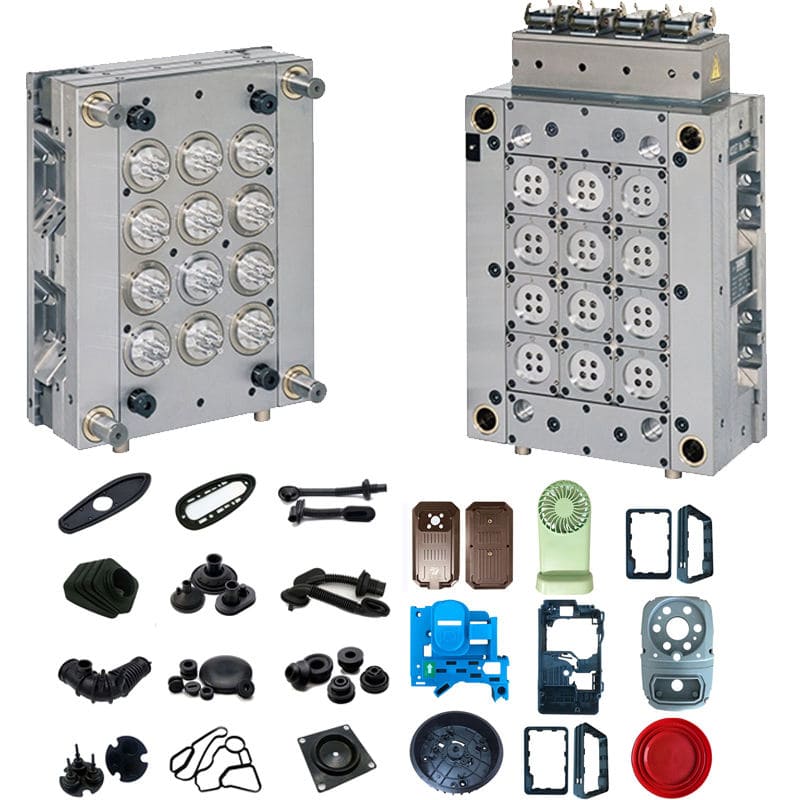 교체 가능한 코어/캐비티 금형